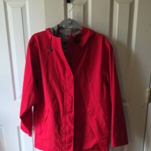 Lands' End Women's Vibrant Red Ski Jacket